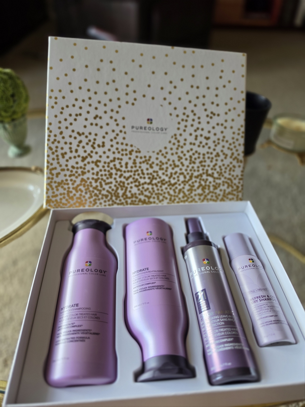 Pureology Hydrate Purple Shampoo & Care Set - Lavender